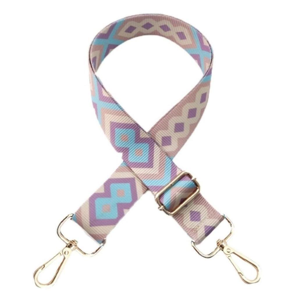 Geometric Pattern Adjustable Purse Strap - Picture 2 of 7